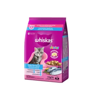 Whiskas - อาหารเม็ดลูกแมว  รสปลาทะเล 450กㅤㅤㅤㅤ