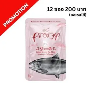 Pramy KT2 - อาหารเปียกแมว แซลมอน มูส สำหรับลูกแมว